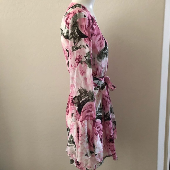 Stone Cold Fox Floral Rose Dress Robe Boho Besos - Picture 5 of 7